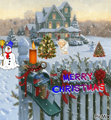 MERRY CHRISTMAS - GIF animado gratis