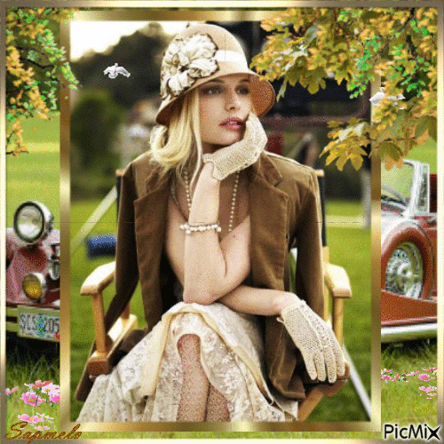 Vintage  Gatsby 1920s - Besplatni animirani GIF