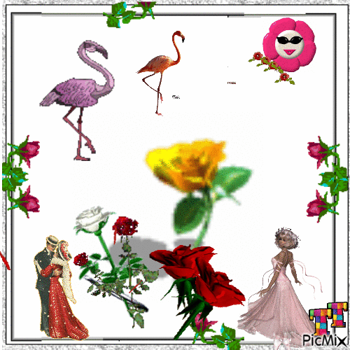 роза - Bezmaksas animēts GIF