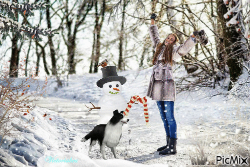 Winter time - Ingyenes animált GIF