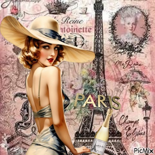 Postal de París - png ฟรี