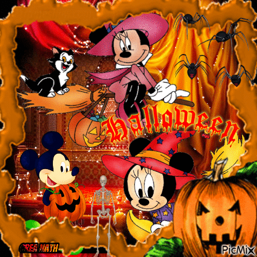 Disney halloween - Animovaný GIF zadarmo