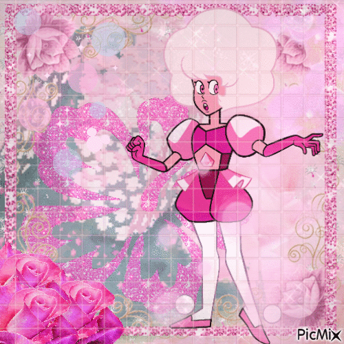 Pink Diamond🌺 - GIF animé gratuit