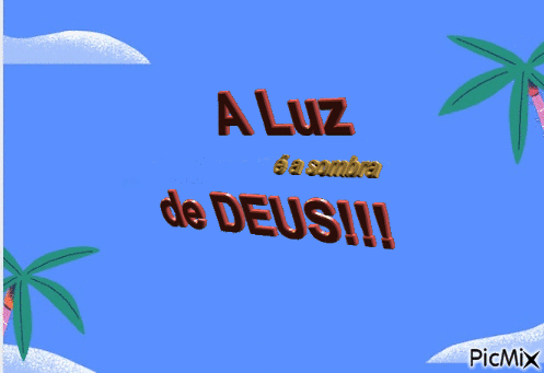 A Luz de Deus - Бесплатный анимированный гифка