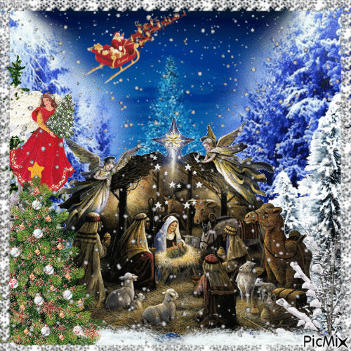 Kerst Kribbe - Free animated GIF