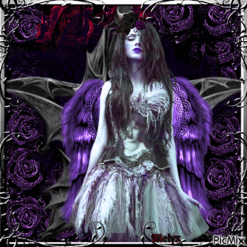 gothic Angel - Ingyenes animált GIF