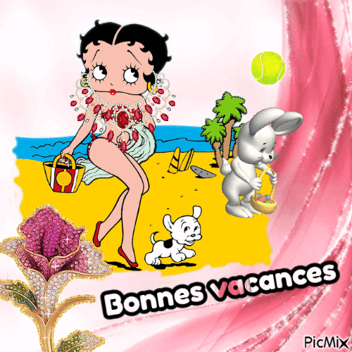Vacances été plage - 無料のアニメーション GIF