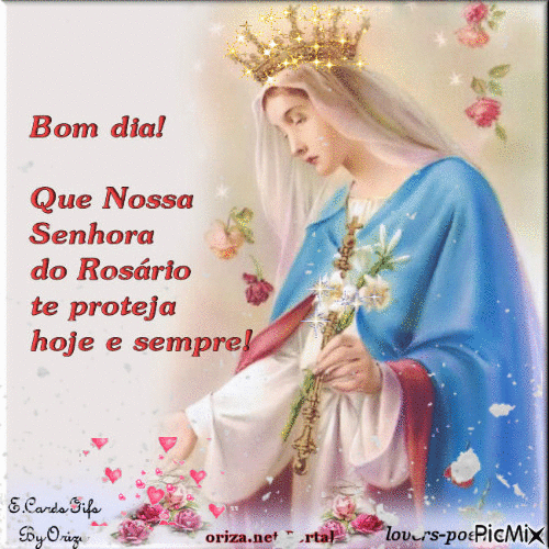 Nossa Senhora do Rosário. - Бесплатный анимированный гифка