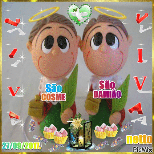 SÃO COSME e SÃO DAMIÃO!!! - Free animated GIF