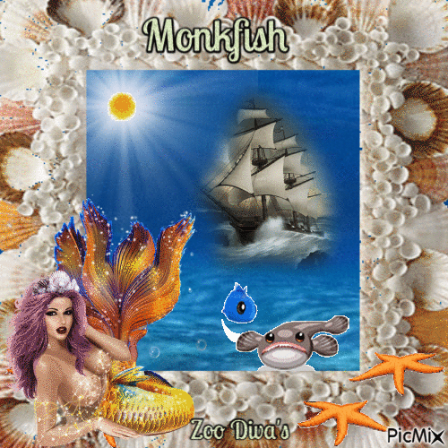 Monkfish - Ingyenes animált GIF