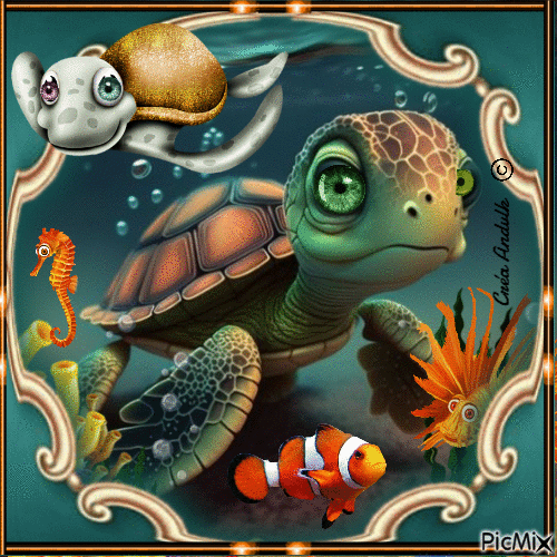 LES TORTUES - Free animated GIF