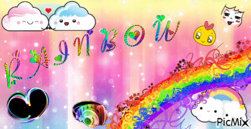 Rainbow Mix - Bezmaksas animēts GIF