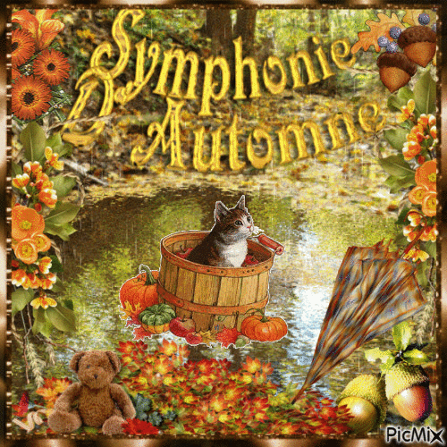 Automne Herbst autumn - GIF เคลื่อนไหวฟรี