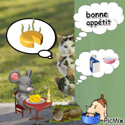 Bonne appétit - Бесплатный анимированный гифка