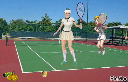 tennis - GIF animado gratis