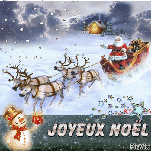 joyeux noel - Zdarma animovaný GIF