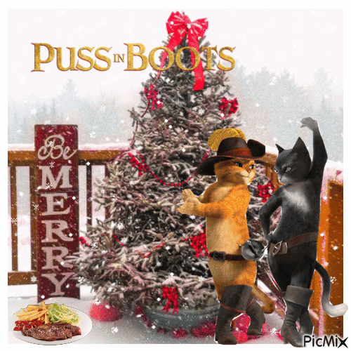 Puss In Boots - Darmowy animowany GIF