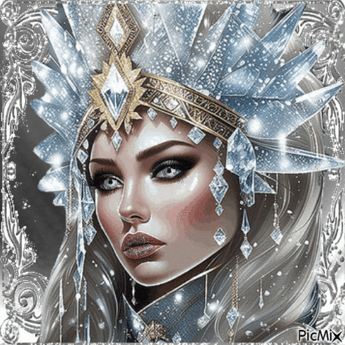 La reine des neiges - Ilmainen animoitu GIF