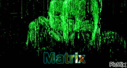 En mátrix - Gratis animerad GIF