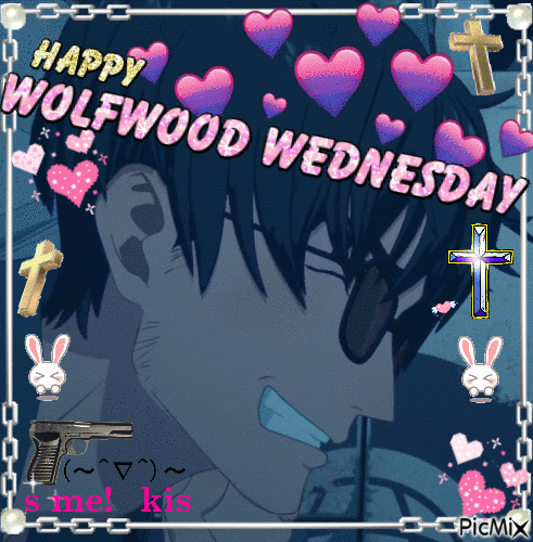 wolfwood wednesday - GIF animado gratis