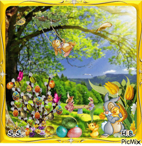 Easter picture 4 - Бесплатный анимированный гифка