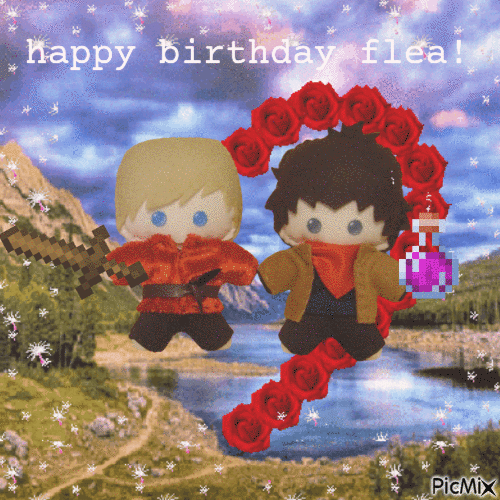 happy birthday flea! - Бесплатни анимирани ГИФ
