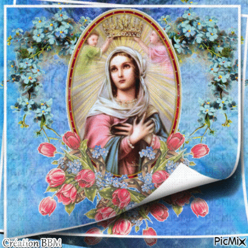 Vierge Marie par BBM - Ingyenes animált GIF