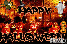 Happy halloween - GIF animasi gratis