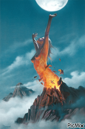 volcanique - Ingyenes animált GIF