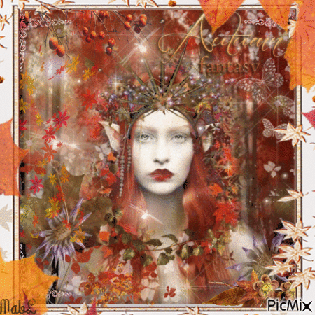 Autumn Fantasy - GIF เคลื่อนไหวฟรี