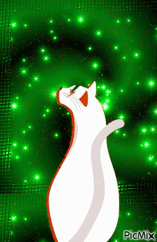 Elegant Cat - GIF animado gratis