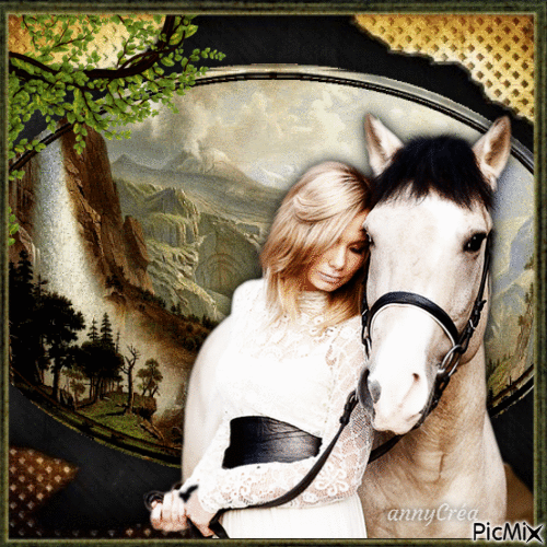 Ma passion pour les chevaux - Besplatni animirani GIF