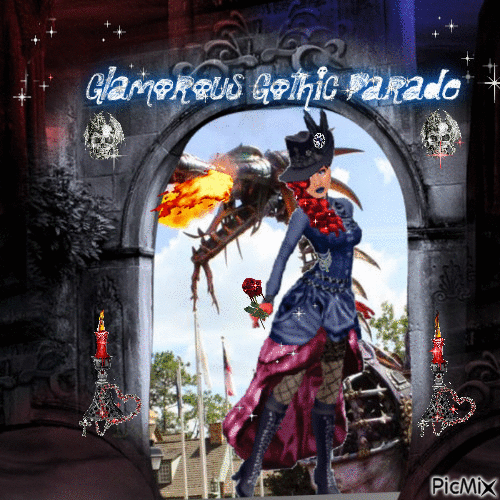 Glamorous Gothic Parade - Бесплатни анимирани ГИФ