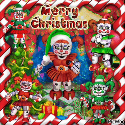 Circus Baby - Christmas - Besplatni animirani GIF