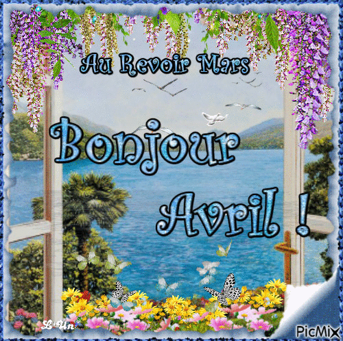 bonjour avril - Free animated GIF - PicMix