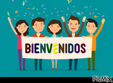 Bienvenidos - GIF animé gratuit