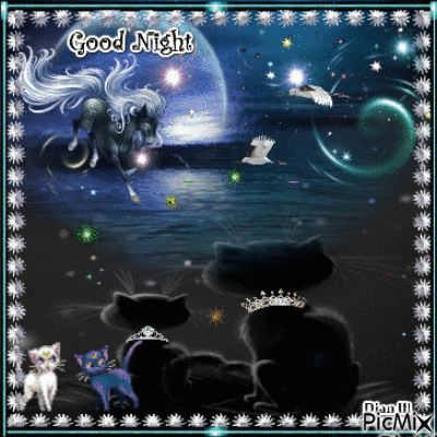Good Night. - GIF animate gratis