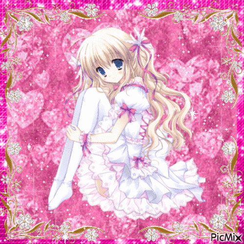 Frills and hearts 💕 - Free animated GIF