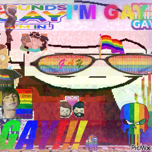 GAY STRIDER!!! 🏳️‍🌈🏳️‍🌈 - 無料のアニメーション GIF