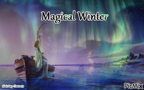 Magical Winter - Бесплатный анимированный гифка