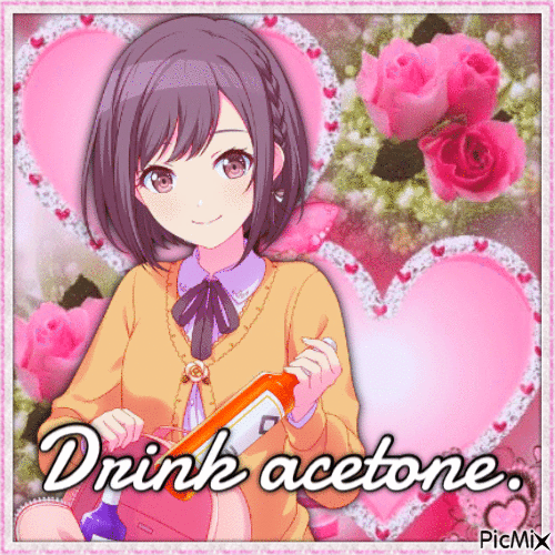 drink acetone - Darmowy animowany GIF