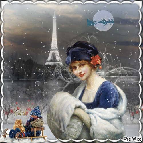 MAL TIEMPO EN PARIS... - GIF animado gratis