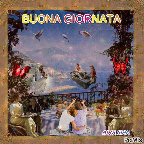 BUONA GIORNATA - Бесплатный анимированный гифка