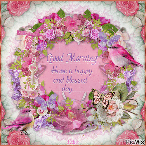 Good Morning. Have a happy and blessed day - Zdarma animovaný GIF