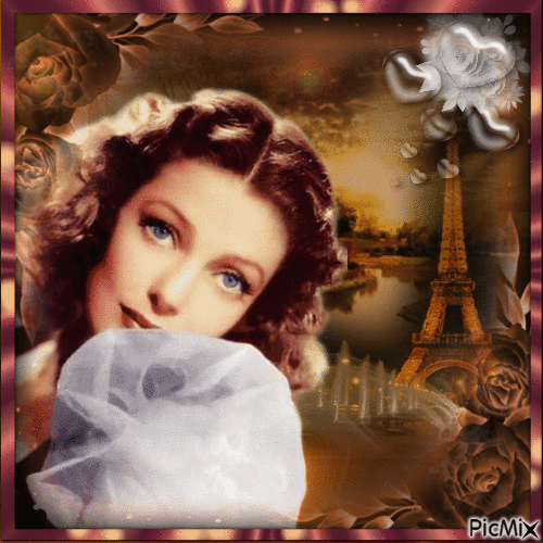 Loretta Young, Actrice américaine - 無料のアニメーション GIF