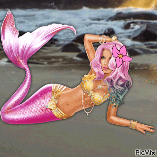 Mermaid - Gratis animerad GIF