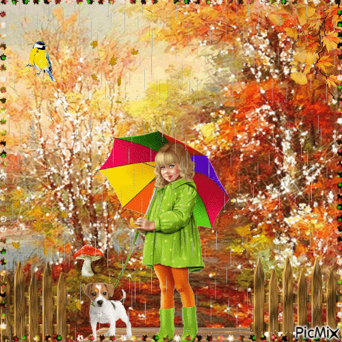 Autumn. - GIF animado gratis