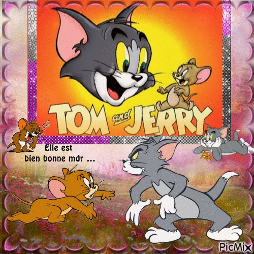 tom et jerry - Бесплатный анимированный гифка