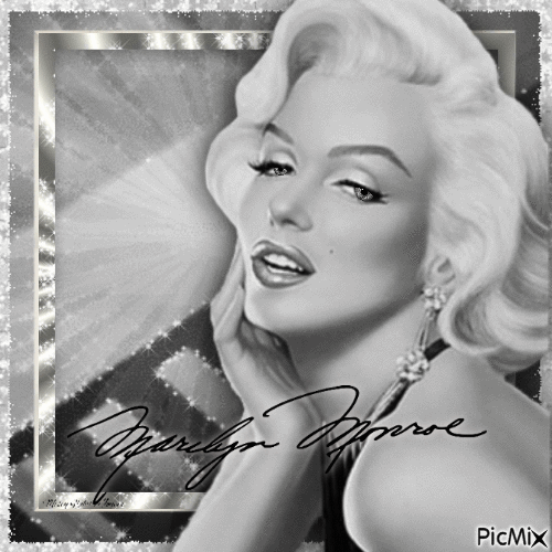 Marilyn Monroe - GIF animé gratuit