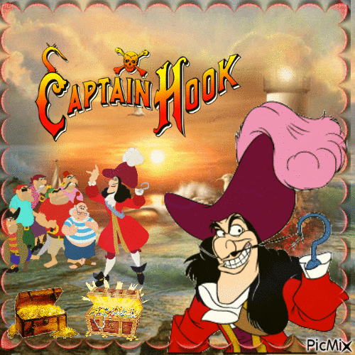 Captain hook - GIF animado gratis